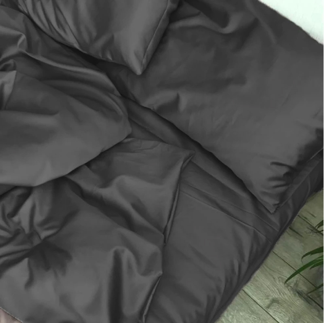 Простирадло на резинці по периметру MirSon Satin Light Pro 10-005 Dark Gray 120x190+25 см від Rozetka на платформі USKIDKA Акція на Простирадло на резинці по периметру MirSon Satin Light Pro 10-005 Dark Gray 120x190+25 см від Rozetka
