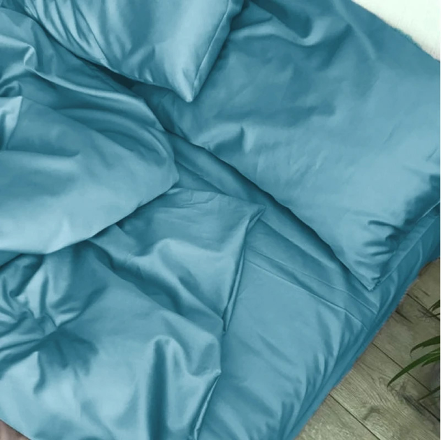 Простирадло на резинці по периметру MirSon Satin Light Pro 10-008 Blue 160x200+25 см від Rozetka на платформі USKIDKA Акція на Простирадло на резинці по периметру MirSon Satin Light Pro 10-008 Blue 160x200+25 см від Rozetka