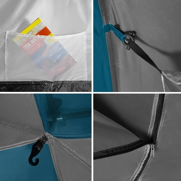 Namiot Nils Camp Highland kempingowy NC6031 Blue-Light Grey (5908261680700) - obraz 10