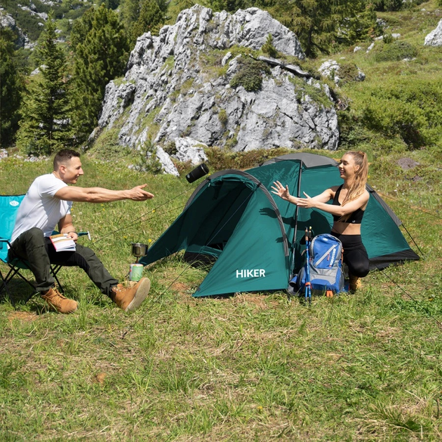 Namiot Nils Camp Hiker kempingowy NC6010 Green (5907695517699) - obraz 12