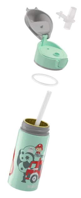 Butelka na wodę Sigg Miracle Kids Fireman dla dzieci 400 ml (7610465873007) - obraz 3