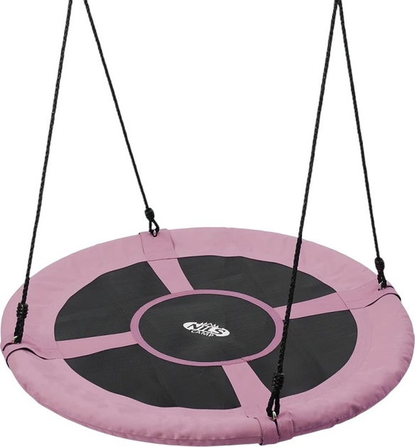 Huśtawka ogrodowa Nils Camp NB5031 bocianie gniazdo Pink (5907695542967) - obraz 3