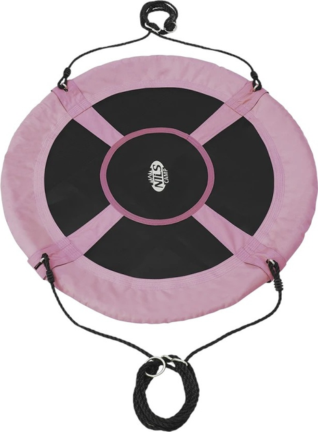 Huśtawka ogrodowa Nils Camp NB5031 bocianie gniazdo Pink (5907695542967) - obraz 4