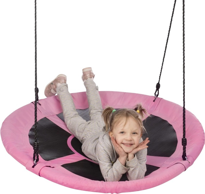 Huśtawka ogrodowa Nils Camp NB5031 bocianie gniazdo Pink (5907695542967) - obraz 8
