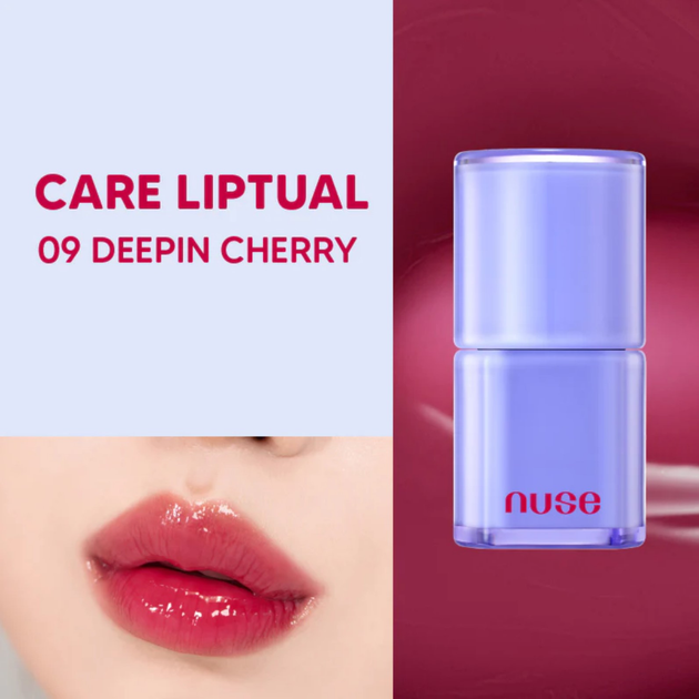 Tint do ust Nuse Care Liptual nabłyszczający 09 Deepin Cherry 4.5 g (8809625248178) - obraz 5