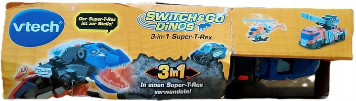 Ігрова фігурка Vtech Switch & Go Dinos Super-T-Rex 3 в 1 80-549504 (3417765495045) - зображення 8