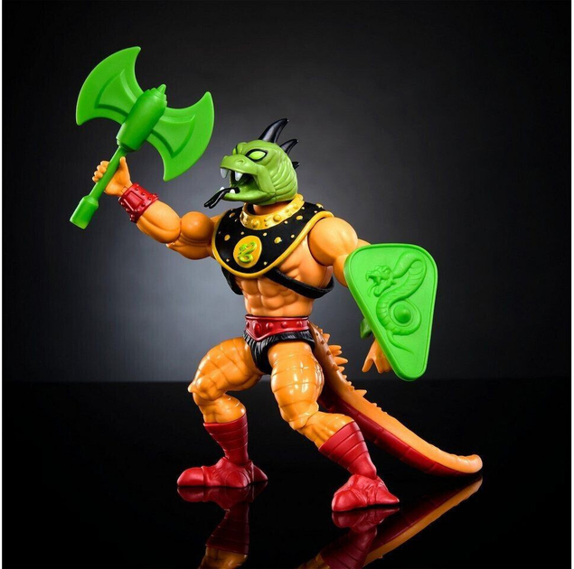 Figurka Mattel Masters of the Universe Snake Men Reptilax 14 cm HYD38 (194735244355) - obraz 7