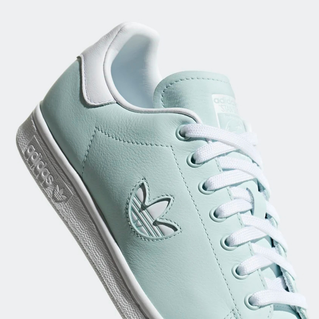 Жіночі кеди низькі Adidas Originals Stan Smith W F34307 38 (6) 24.5 см Ice Mint / Cloud White / Ice Mint (4059808414188) (955555900002427) - Уцінка - зображення 7