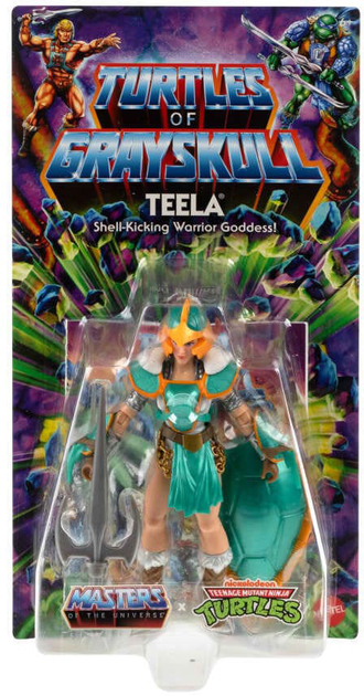 Figurka Mattel Masters of the Universe Turtles of Grayskull Teela 14 cm HTH15 (194735190065) - obraz 1