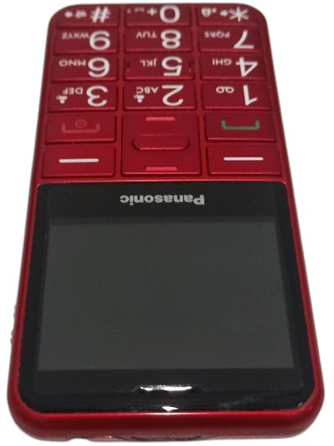 Мобільний телефон Panasonic KX-TU 155 EXR Red (357532099759269) - Уцінка - зображення 3