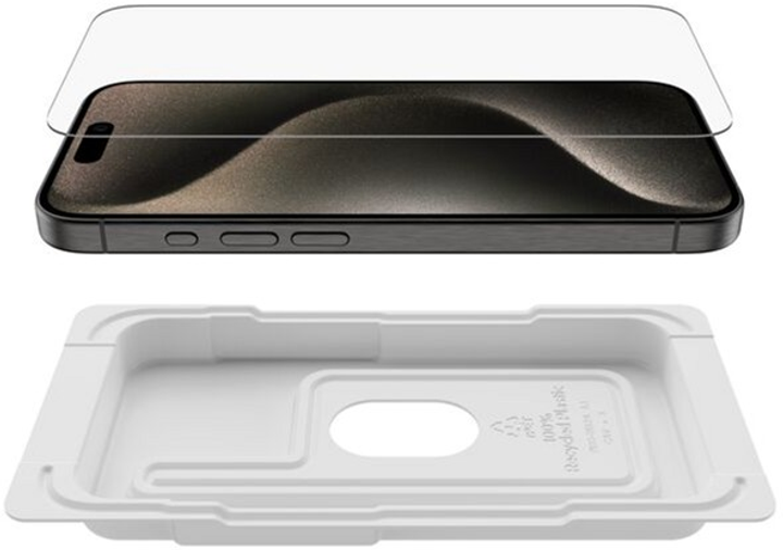 Захисне скло Belkin ScreenForce UltraGlass 2 Treated для Apple iPhone 15 Pro (OVA133ZZ) - зображення 4