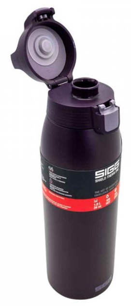 Термопляшка Sigg Shield Therm One Nocturne Чорна 1 л (7630135602195) - зображення 2