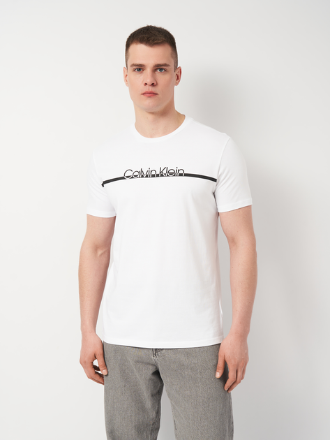 Футболка бавовняна чоловіча Calvin Klein Jeans 11451.2 L Біла від Rozetka на платформі USKIDKA Акція на Футболка бавовняна чоловіча Calvin Klein Jeans 11451.2 L Біла від Rozetka