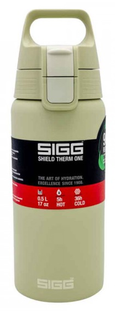 Termobutelka Sigg Shield Therm One Eco Zielona 500 ml (7630135602225) - obraz 1