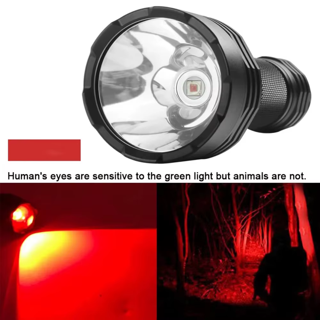 Ліхтар Clefers Tac Red Light до 400 ярдів + Універсальні кріплення на планку Picatinny 20 мм (620-640 нм, IP65, USB, 18650 у комплекті) (5024596) - зображення 6