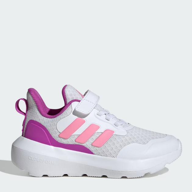 Детские кроссовки для девочки Adidas Fortarun 3.0 El C JI2191 31 Ftwwht/Blipnk/Flapnk (4067904280484) 