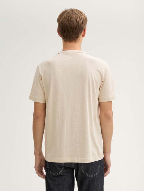 Футболка Tom Tailor Basic cotton T-shirt XL Бежевий 1045627-10336 - Фото 2 Футболка Tom Tailor Basic cotton T-shirt XL Бежевий 1045627-10336 - изображение 2