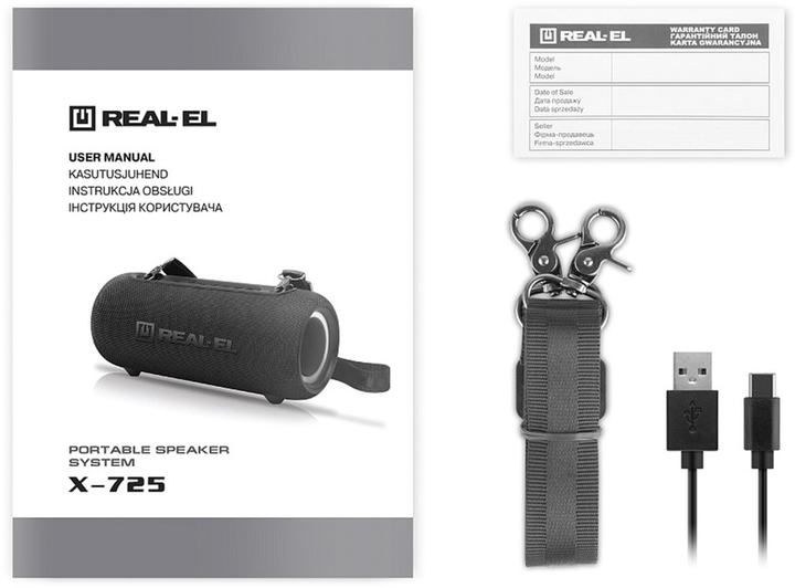 Акустична система Real-El X-725 Black (EL121600028) - зображення 18