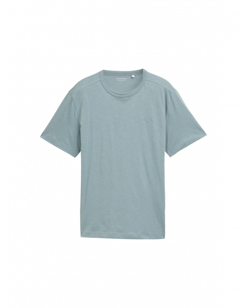 Футболка Tom Tailor Basic cotton T-shirt L Синій 1045627-27475 - Фото 4 Футболка Tom Tailor Basic cotton T-shirt L Синій 1045627-27475 - зображення 4
