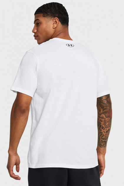 Футболка Under Armour UA GL FOUNDATION UPDATE SS S Білий 1382915-100 - изображение 2