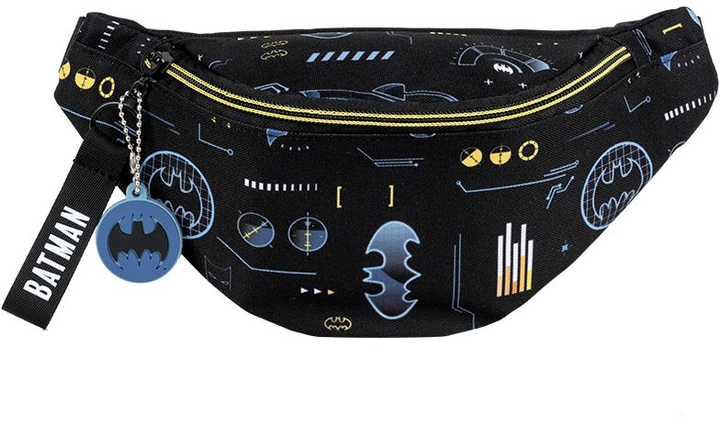 Сумка-бананка дитяча Kite Kids DC Batman 27x15x6.5 Чорна (DC25-2577) - зображення 3