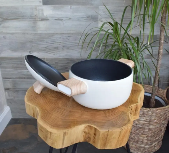 Жаровня PEPPER PR-2303-18 Белая жемчужина 2,3л 18см - изображение 3