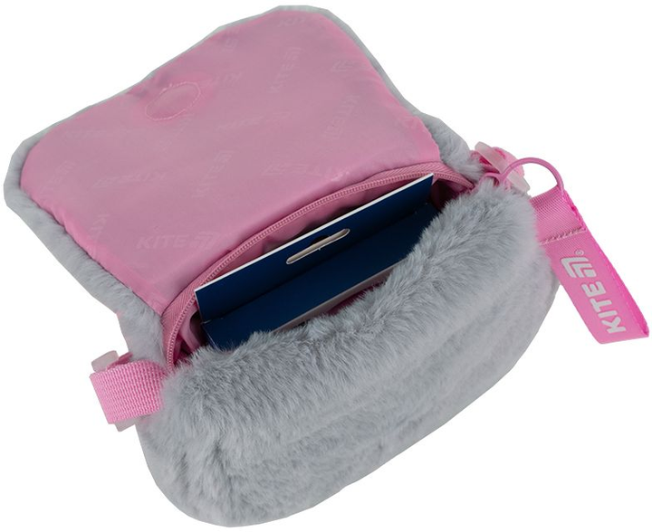 Сумка дитяча Kite Kids Fluffy Cat 15х13х3.5 Сіра (K25-2710-3) - зображення 5