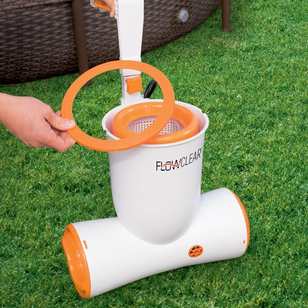 Фільтрувальний насос для басейнів Bestway Skimatic зі скімером 2574 л/год 73642 (6941607346945)   - зображення 6