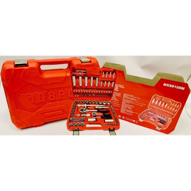 Набор инструментов MAX MXSS 108 : 108 предметов, 1/2", 1/4" - изображение 4