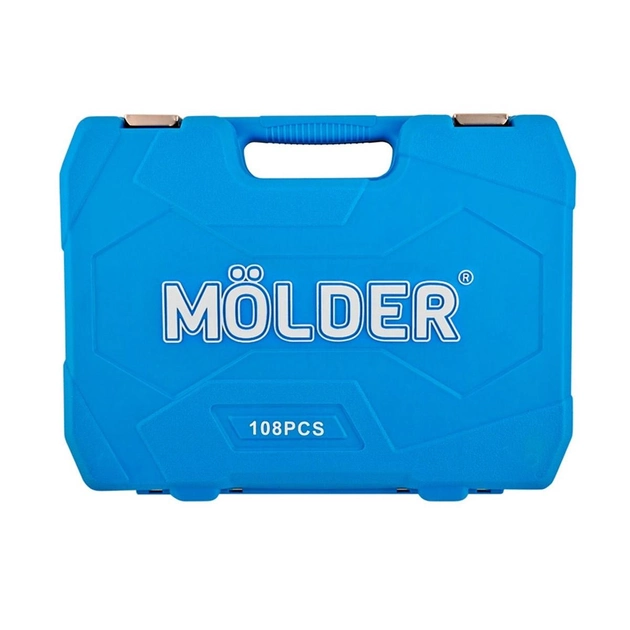 Профессиональный набор инструментов в кейсе MOLDER 1/2" & 1/4" & 3/8" 72Т. CR-V 219 единиц (MT60219) - изображение 5