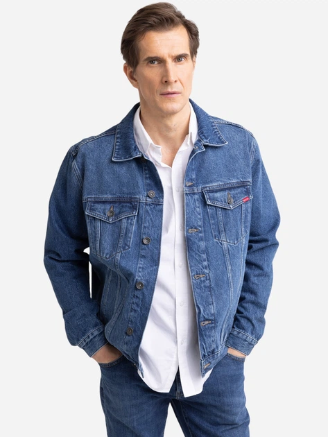 Куртка джинсова чоловіча Big Star Charlie 489 2XL Синя (5900714823412) - Фото 1 Куртка джинсова чоловіча Big Star Charlie 489 2XL Синя (5900714823412) - зображення 1