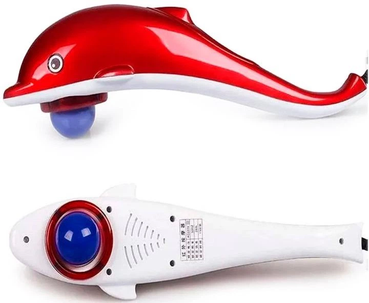 Массажёр ручной Дельфин для тела Dolphin Красный - изображение 7
