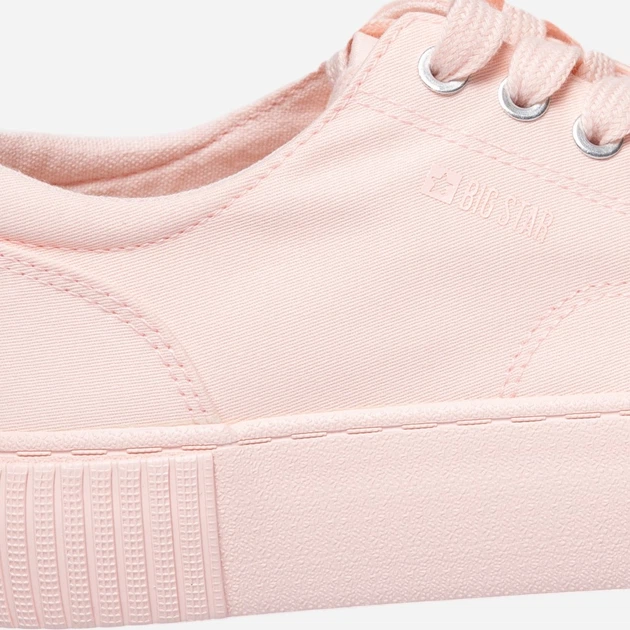 Жіночі кеди низькі Big Star RR274404 36 Рожеві (5900714881788) - зображення 6