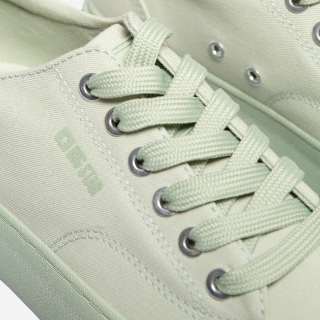 Tenisówki damskie do kostki Big Star RR274408 38 Zielone - obraz 3