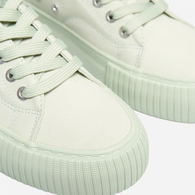 Tenisówki damskie do kostki Big Star RR274408 38 Zielone - obraz 4