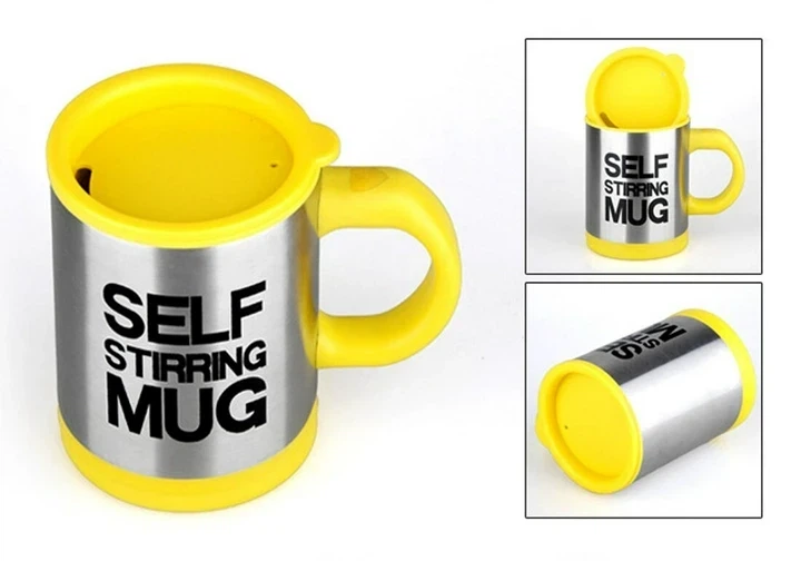 Кружка-мешалка Self Stirring Mug автоматическая 350 мл - изображение 7