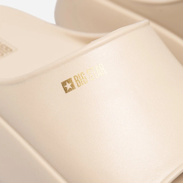 Жіночі шльопанці для пляжу Big Star RR274A56 36 Бежеві (5900714855017) - зображення 4