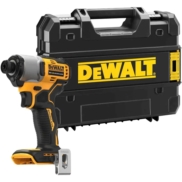 Професійний шурупокрут акумуляторний ударний безщітковий DeWALT : без АКБ,1 ⁄ 4, 192Нм (DCF840NT) - Фото 1 Професійний шурупокрут акумуляторний ударний безщітковий DeWALT : без АКБ,1 ⁄ 4, 192Нм (DCF840NT) - зображення 1