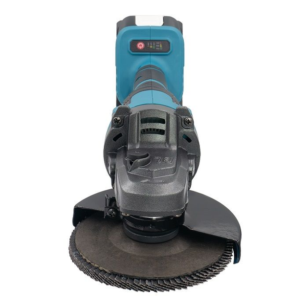 Мощная угловая бесщеточная шлифмашина PROFI-TEC PGA202BL POWERLine : с АКБ 2шт-20V 4.0Ah, диск 125 мм, 8500 об/мин - изображение 7