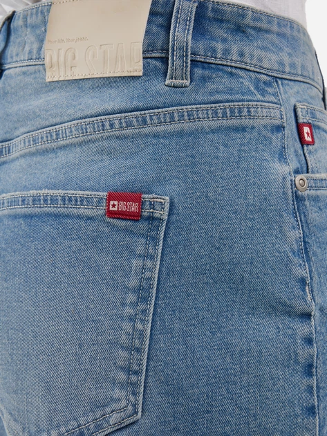 Spodenki damskie jeansowe Big Star Ayako 498 W28 Jasnoniebieskie - obraz 6