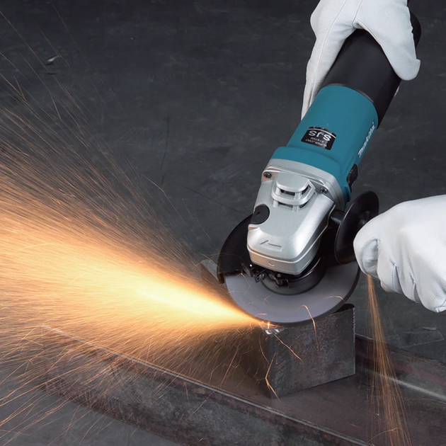 Профессиональная угловая шлифмашина Makita 9565 CVR: 1400 Вт, Ø диска 125х22, 23 мм, 12000 об/мин - изображение 9