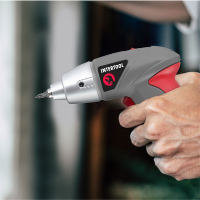 Отвертка аккумуляторная INTERTOOL DT-0301 3.6V, NiCd, кейс+насадки - изображение 10