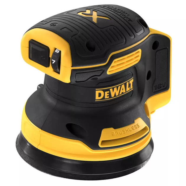 Профессиональная шлифмашина эксцентриковая аккумуляторная DeWALT DCW210N : без АКБ, платформа 125мм - Фото 2 Профессиональная шлифмашина эксцентриковая аккумуляторная DeWALT DCW210N : без АКБ, платформа 125мм - изображение 2