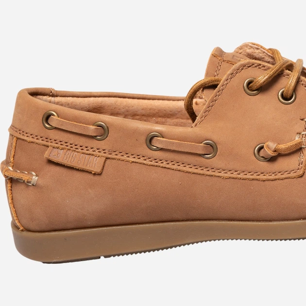 Чоловічі топсайдери Big Star RR174162 41 Коричневі (5900714883379) - зображення 4