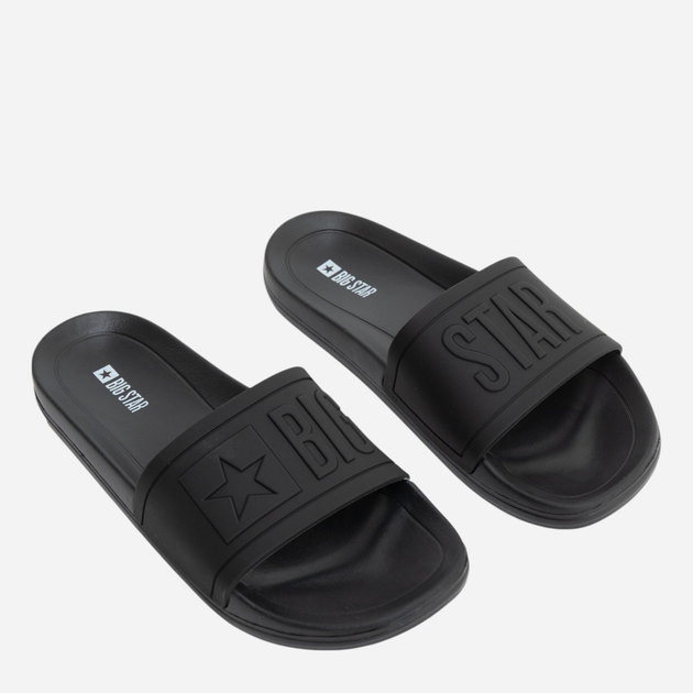 Чоловічі шльопанці для пляжу Big Star DD174690 48 Чорні (5900714562274) - зображення 2