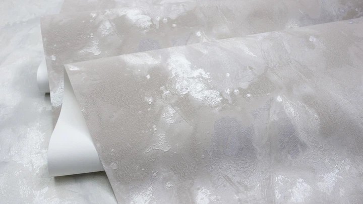 Флізелінові шпалери вініл гарячого тиснення SINTRA Mateo UNI 532324 Бежевий (1,06х10,05м) - зображення 6