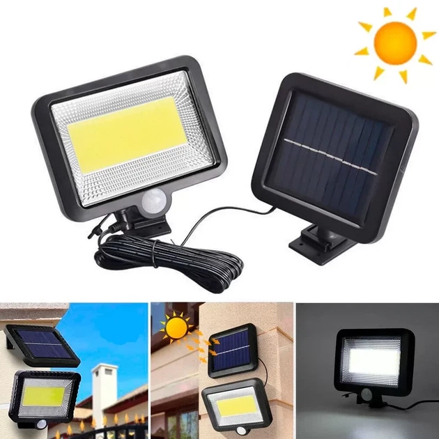 Уличный LED прожектор SL-F100 с солнечной панелью с датчиком движения 8145 - изображение 2