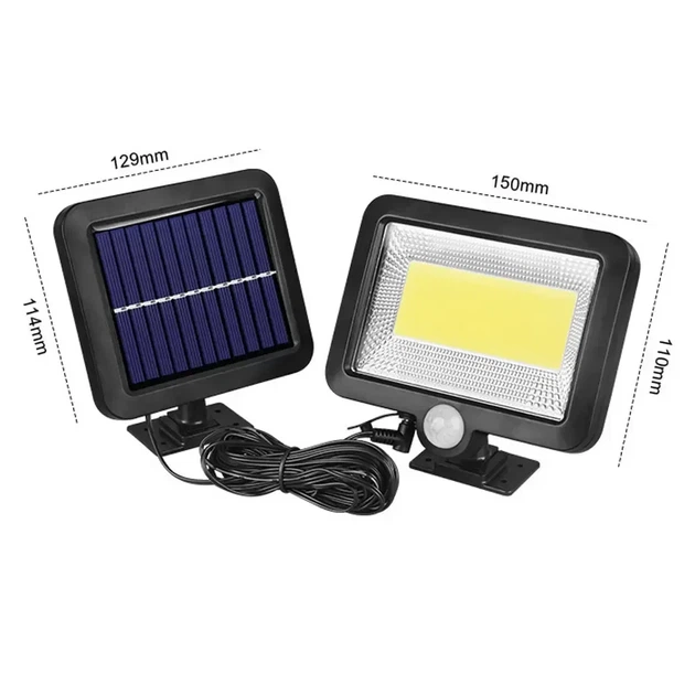 Уличный LED прожектор SL-F100 с солнечной панелью с датчиком движения 8145 - изображение 5