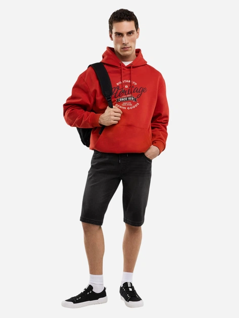 Шорти джинсові довгі чоловічі Big Star Parker 954 M Чорні (5900714824693) - зображення 5