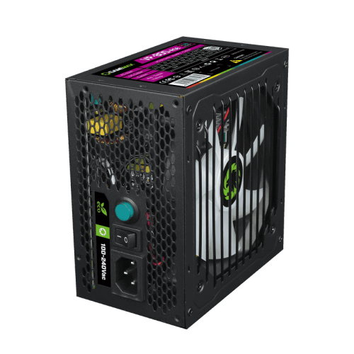 Блок живлення 800 Вт, GameMax VP-800 RGB, Black, 80+ Bronze, Active PFC, 12 см, 3xMolex / 6xSATA / 2x2+6-pin / 1x4+4-pin / 1x20+4-pin, захист OVP / UVP / OCP / OLP / OPP / SCP (VP-800-RGB) - зображення 2